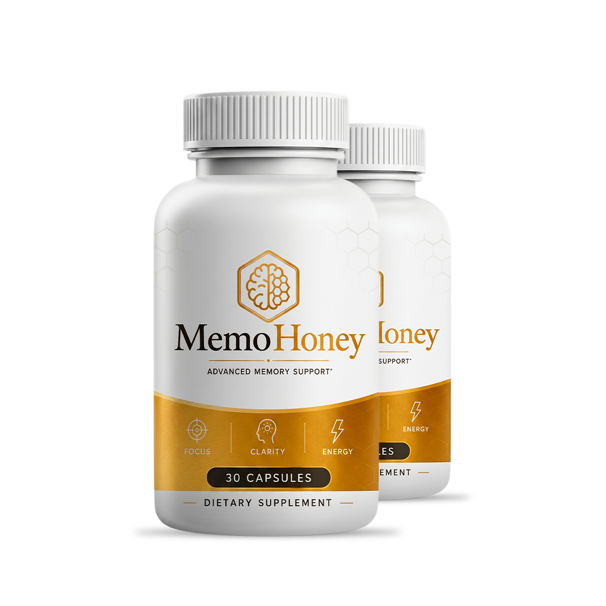 2 bottles MemoHoney