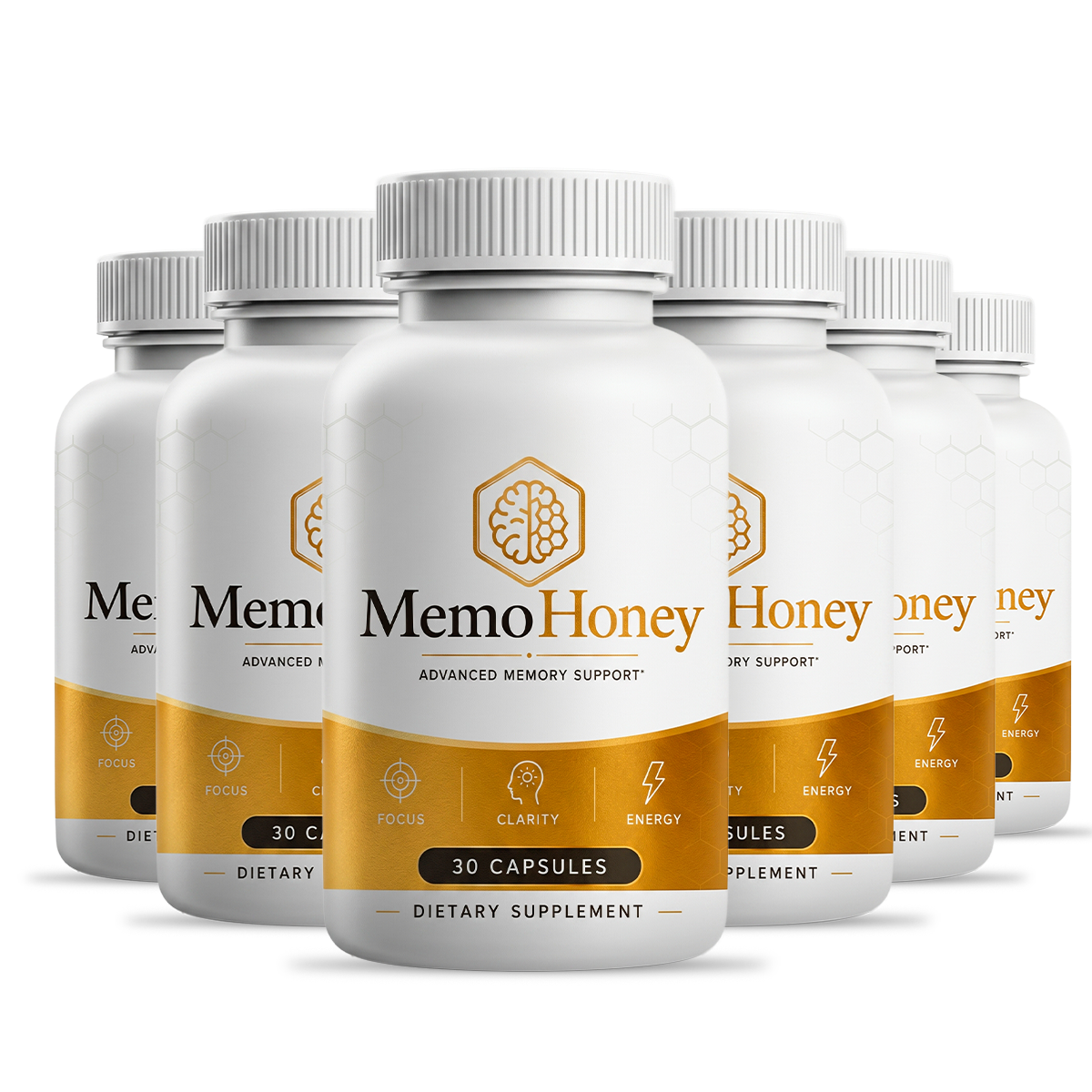 6 bottles MemoHoney